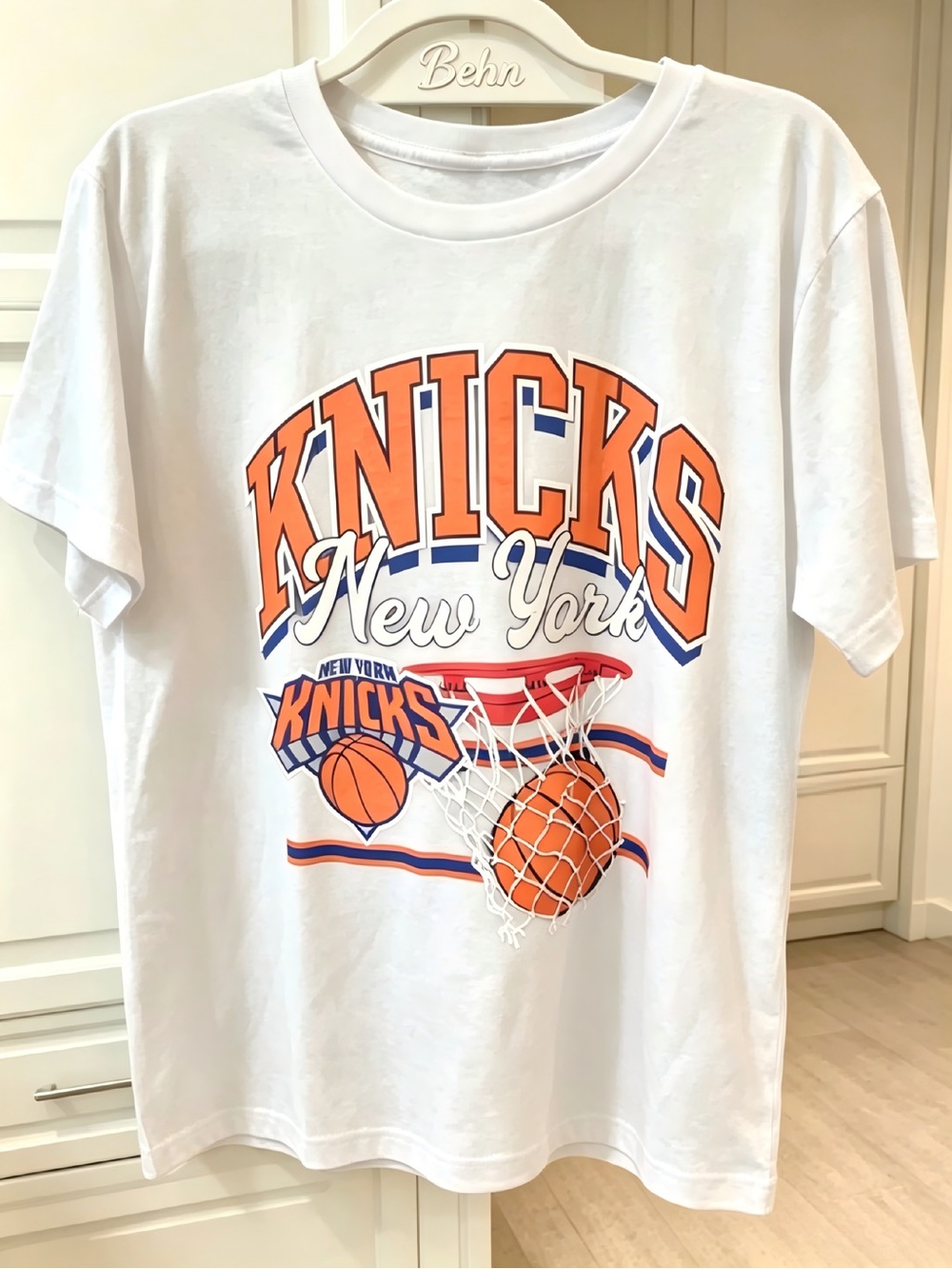 Knicks New York NBA Knicks Womens Mens T-shirt Unisex